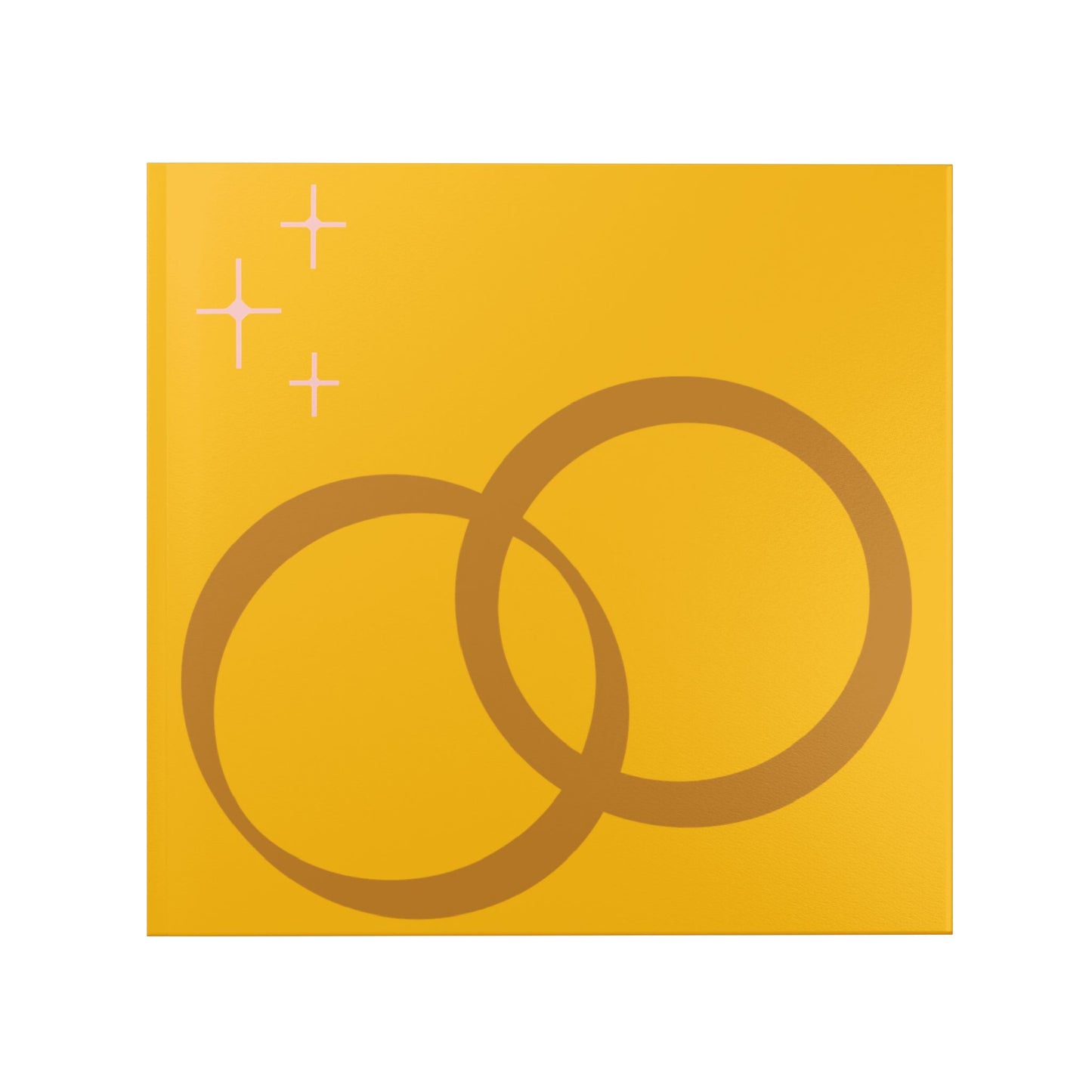 Hardcover Photo Book — Golden Rings Wedding Memory Album