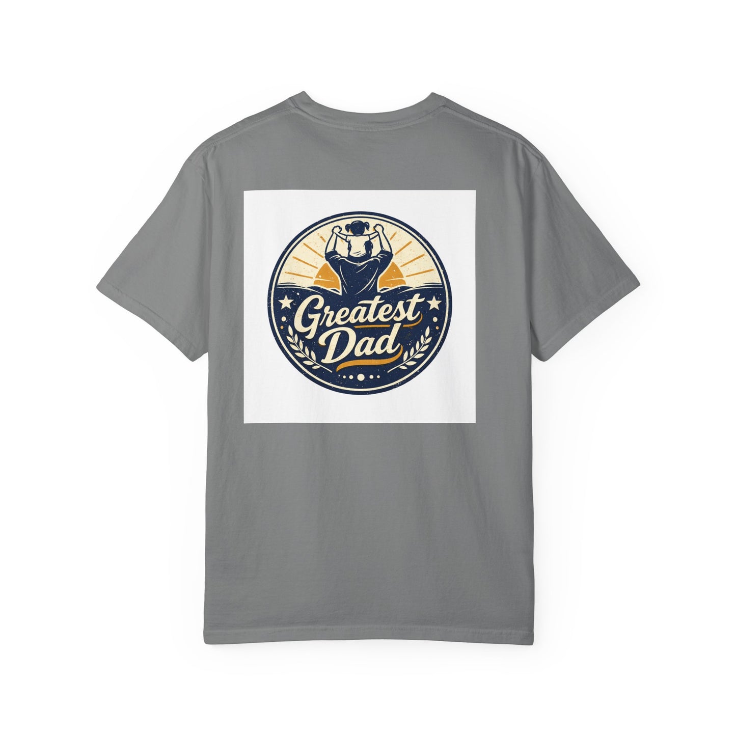 Greatest Dad Vintage Badge T-Shirt