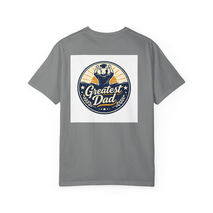 Greatest Dad Vintage Badge T-Shirt