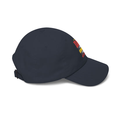 Dad Grandpa Classic Cap — Vintage Stacked Titles Hat ("Dad, Grandpa")