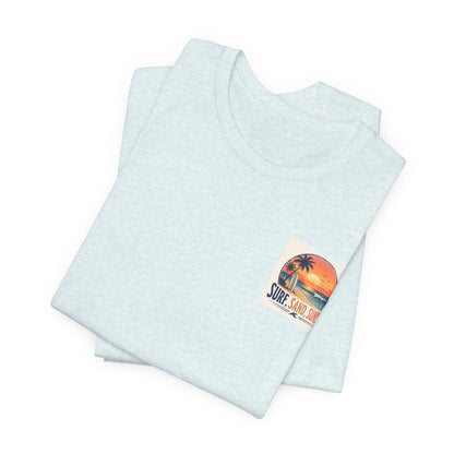 Endless Summer Surf Tee — Retro Sunset Palm Beach T-Shirt