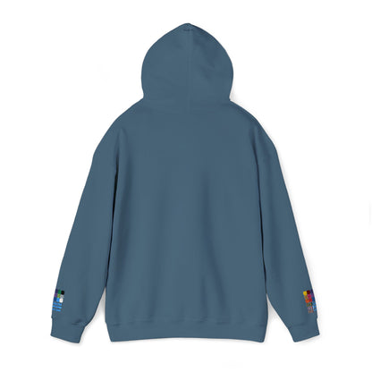 Patriotic Eagle Floral Hoodie – American Flag Wings Graphic Sweatshirt