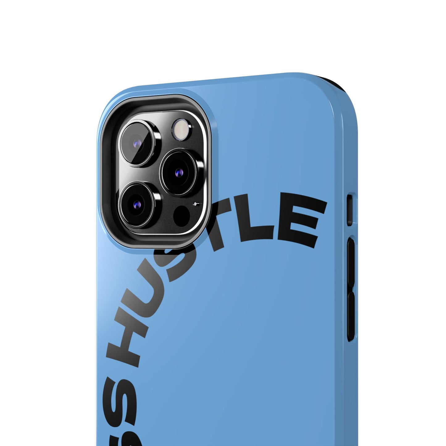 Tough Phone Case — "Less Hustle" Bold Arched Text Protective Cover