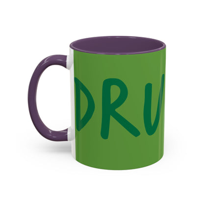 Funny ‘Drunkish’ Accent Coffee Mug — Green Accent 11/15oz