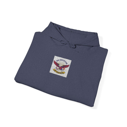 Patriotic Eagle Floral Hoodie – American Flag Wings Graphic Sweatshirt