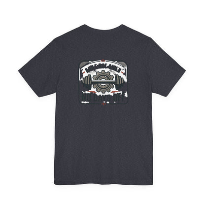 Stay Focused / Built Not Given Fitness T‑Shirt — “Stay Broke or Focused” Motivational Gym Tee