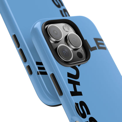 Tough Phone Case — "Less Hustle" Bold Arched Text Protective Cover