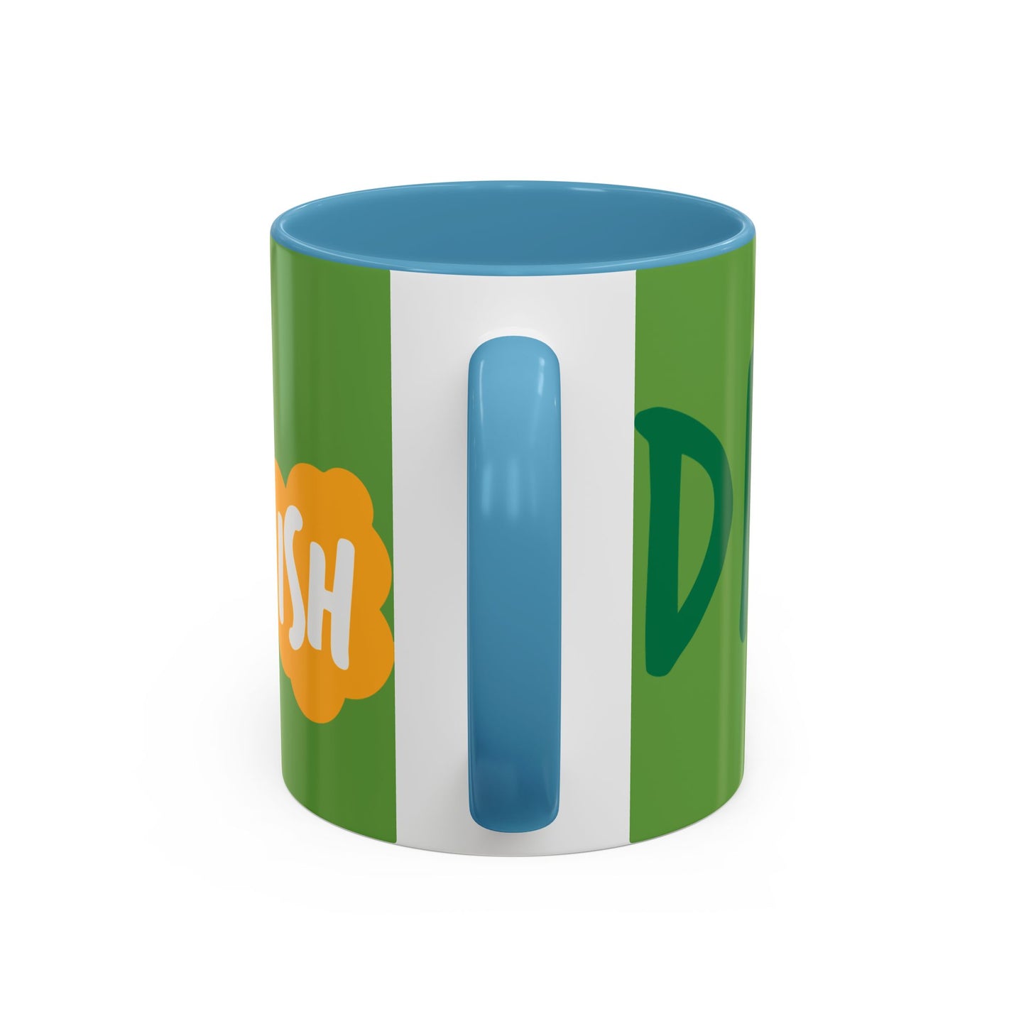 Funny ‘Drunkish’ Accent Coffee Mug — Green Accent 11/15oz
