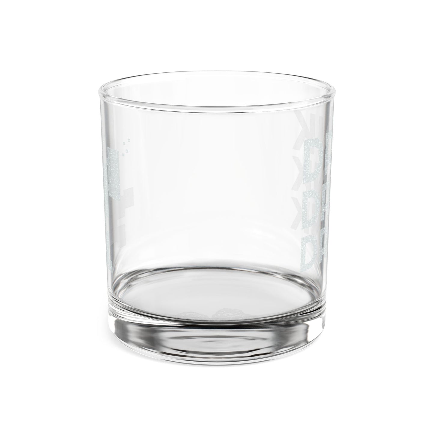 Engraved 'Drink Drank Drunk' 10.5 oz Whiskey Glass
