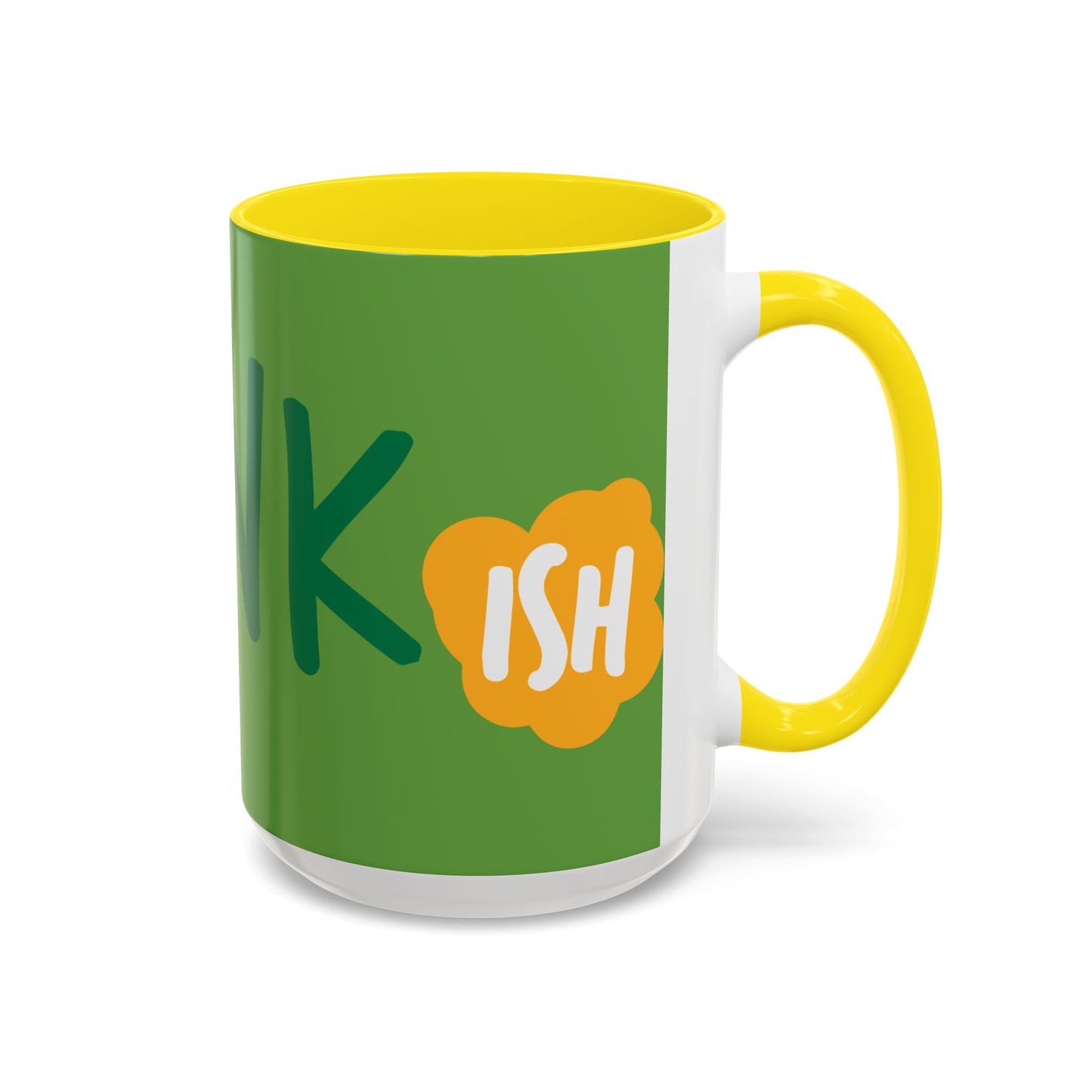 Funny ‘Drunkish’ Accent Coffee Mug — Green Accent 11/15oz