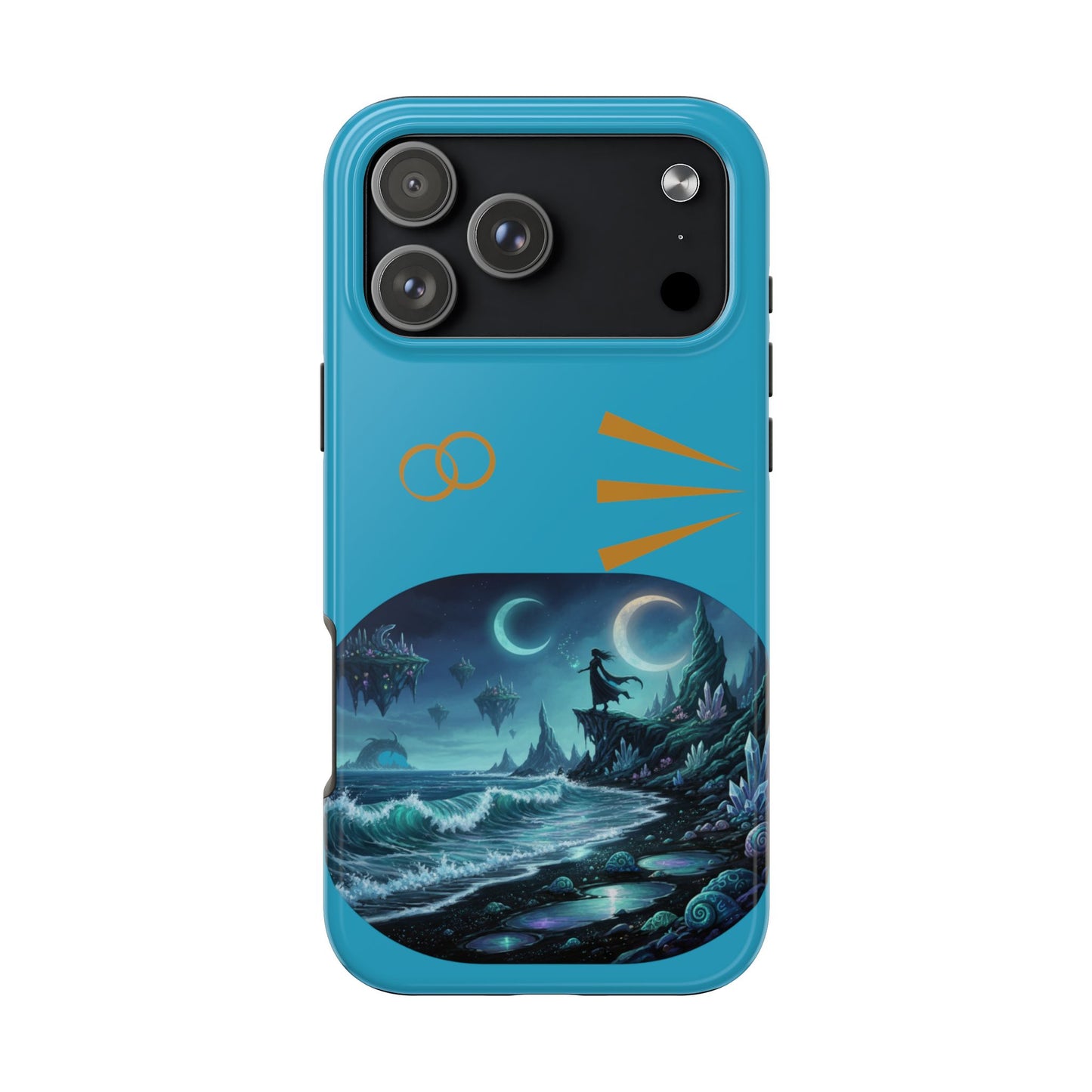 Tough Phone Case — Mystic Moonlit Shore Illustration