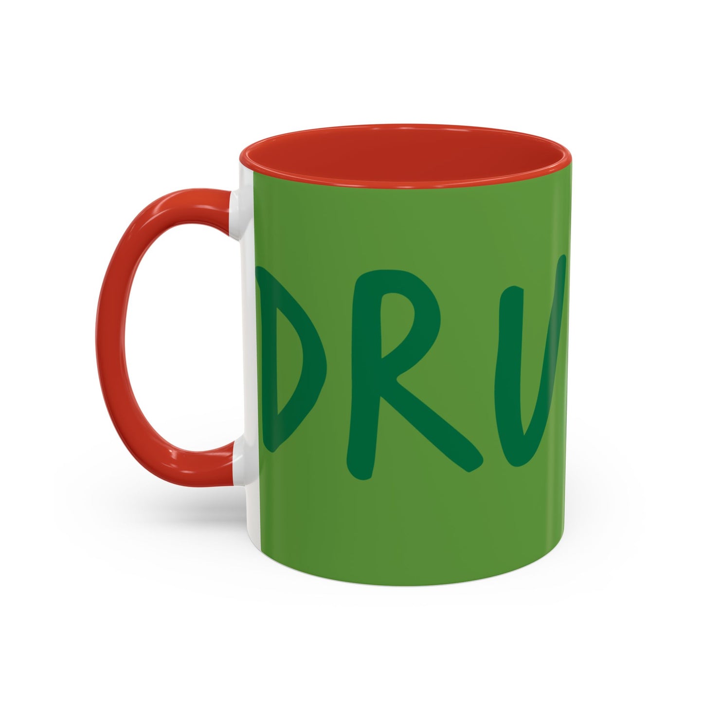 Funny ‘Drunkish’ Accent Coffee Mug — Green Accent 11/15oz