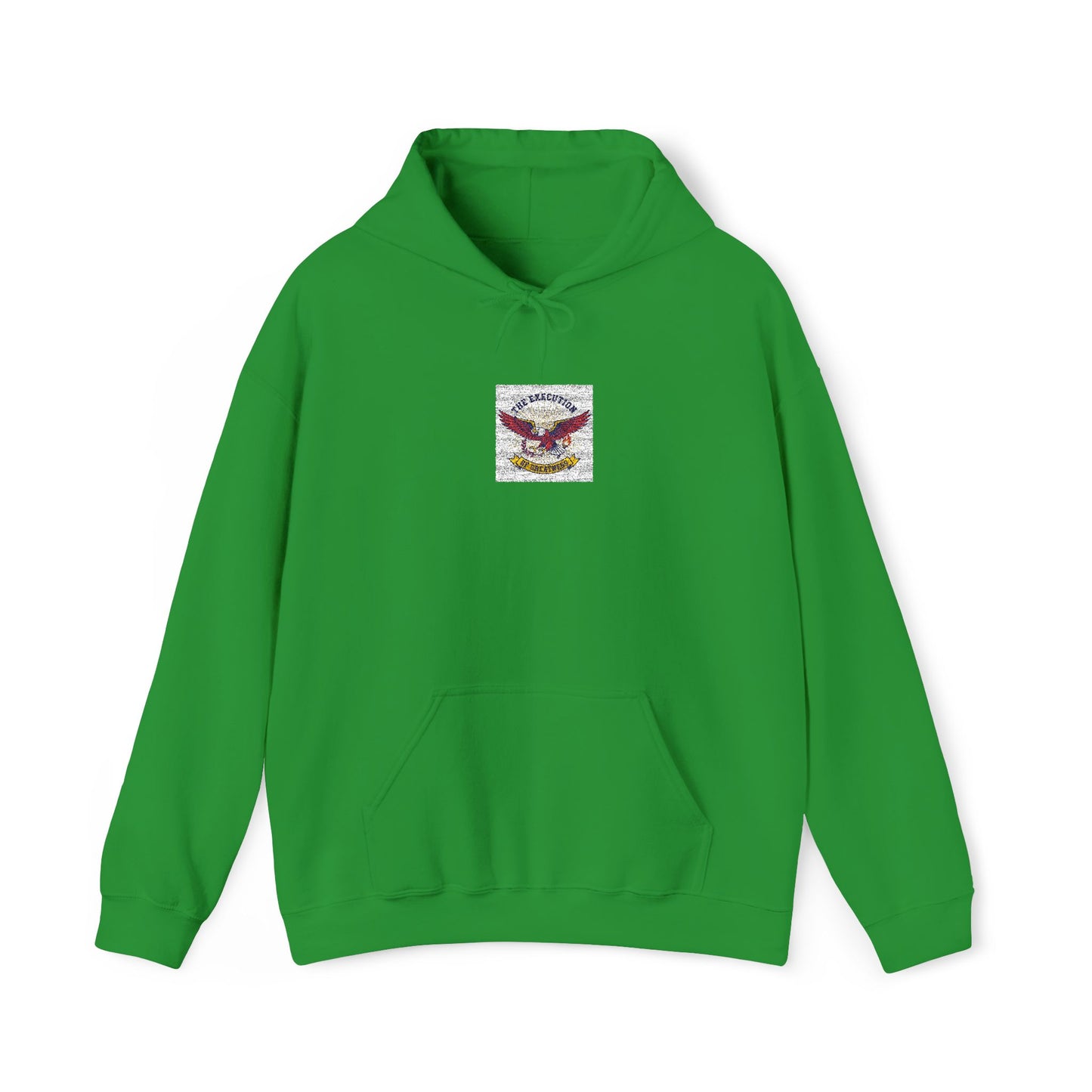 Patriotic Eagle Floral Hoodie – American Flag Wings Graphic Sweatshirt