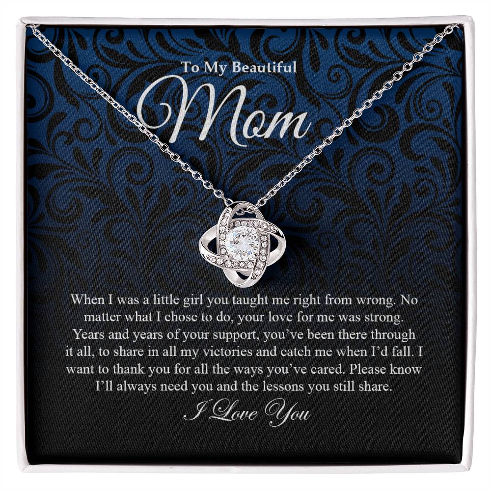 To My Mom | Love Knot Necklace